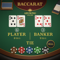 AbuKing - Baccarat Tafelspel - Eenvoudig maar Spannend